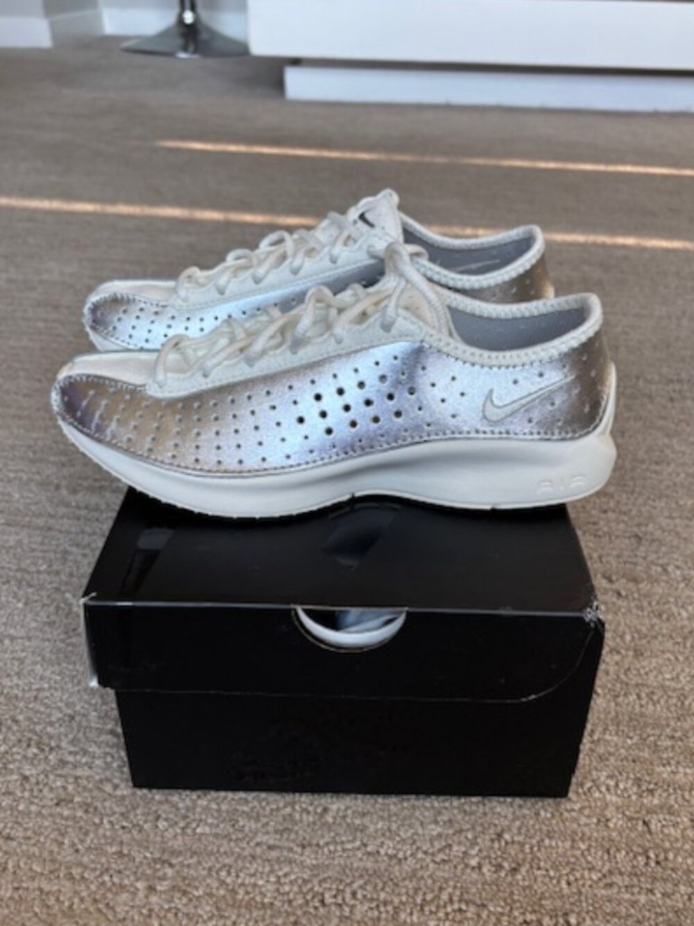 Nike Women's Air Superfly Leather Sneakers, New with Box